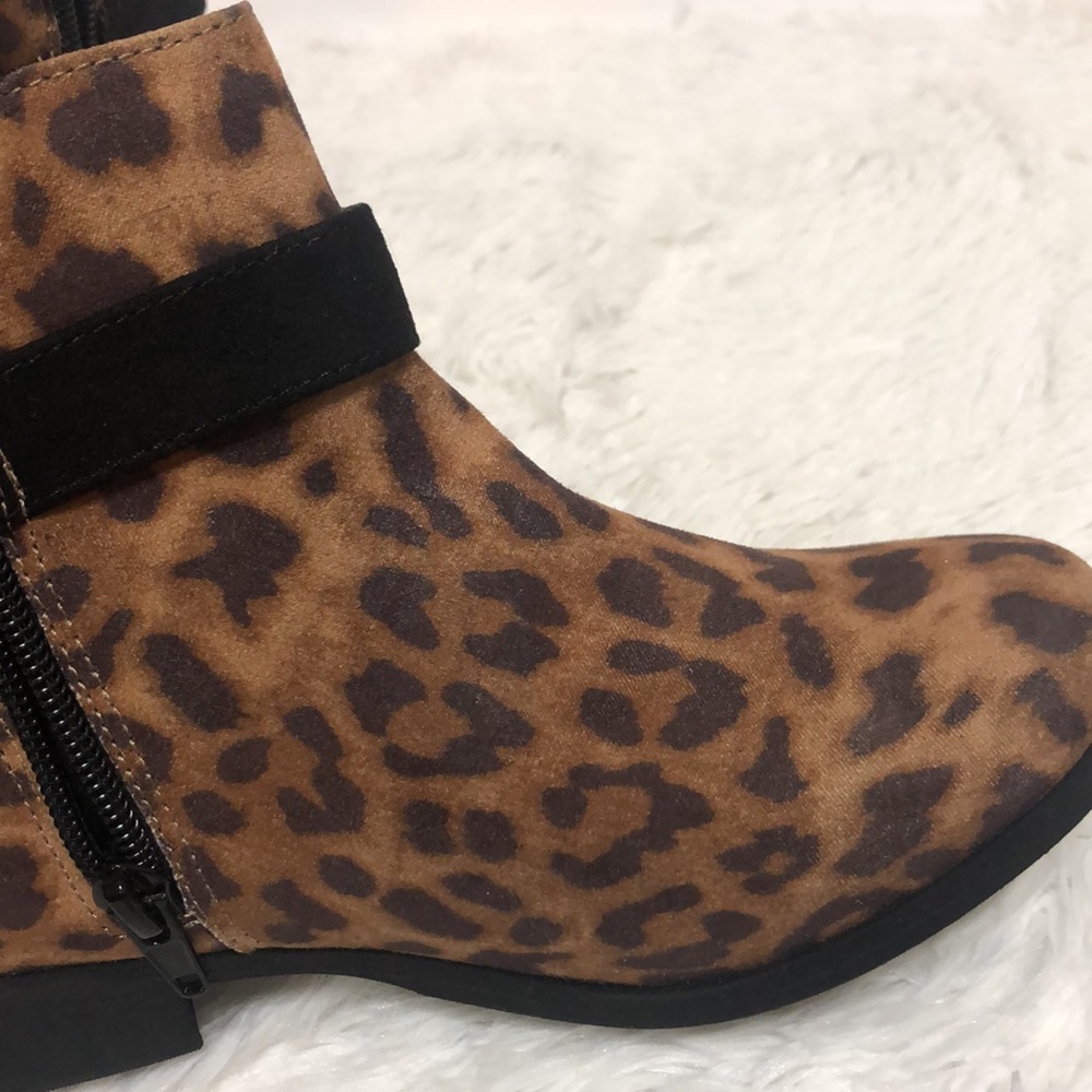 NWOT Mia Big Girls Ankle Boots Animal Print - Picture 16 of 16